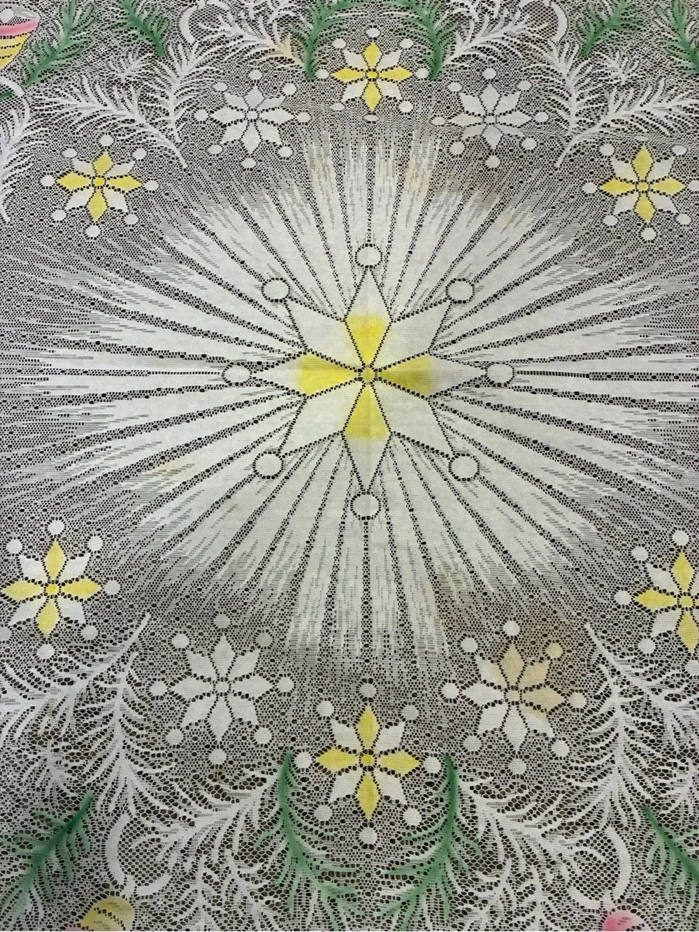 Vintage Lace Christmas Table Cloth 61
